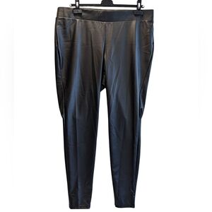 Torrid Black Vegan Leather Leather Lightweight Leggings Plus Size 2X